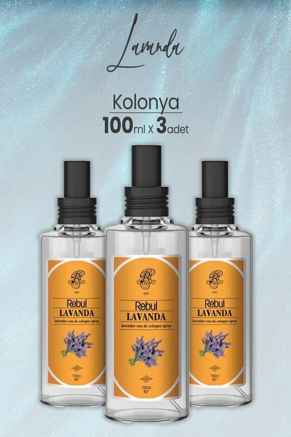 Rebul Lavanda  Lavanta Kolonyası 100 ML x 3 Adet