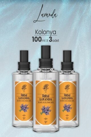 Rebul Lavanda  Lavanta Kolonyası 100 ML x 3 Adet