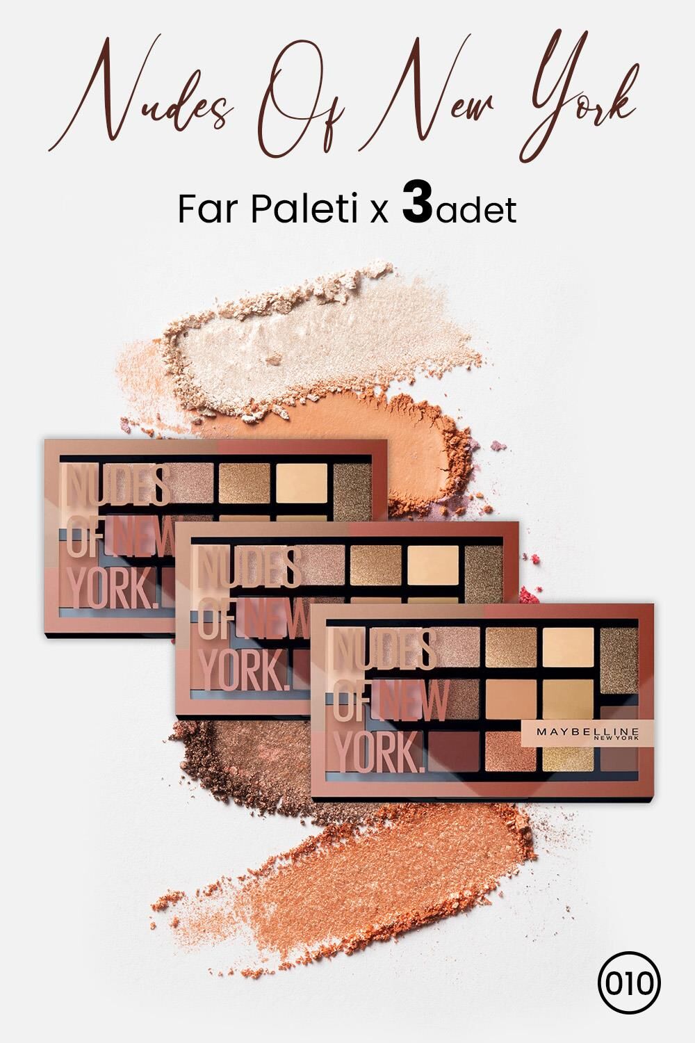 Maybelline Nudes Of New York 010 Far Paleti x 3 Adet
