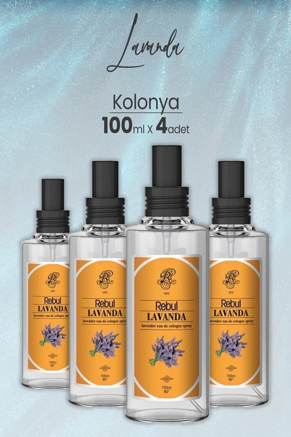 Rebul Lavanda Lavanta Kolonyası 100 ML x 4 Adet