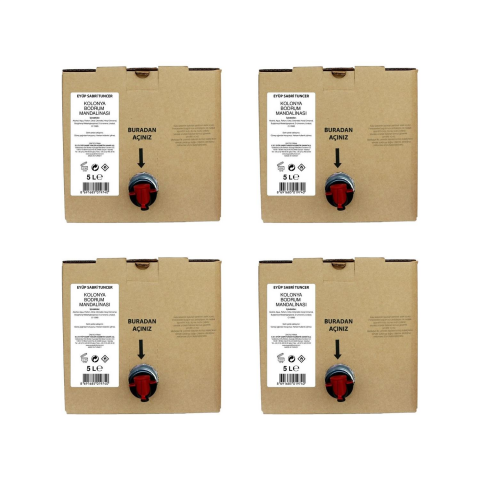 Eyüp Sabri Tuncer Bodrum Mandalinası Kolonyası 5 lt x 4