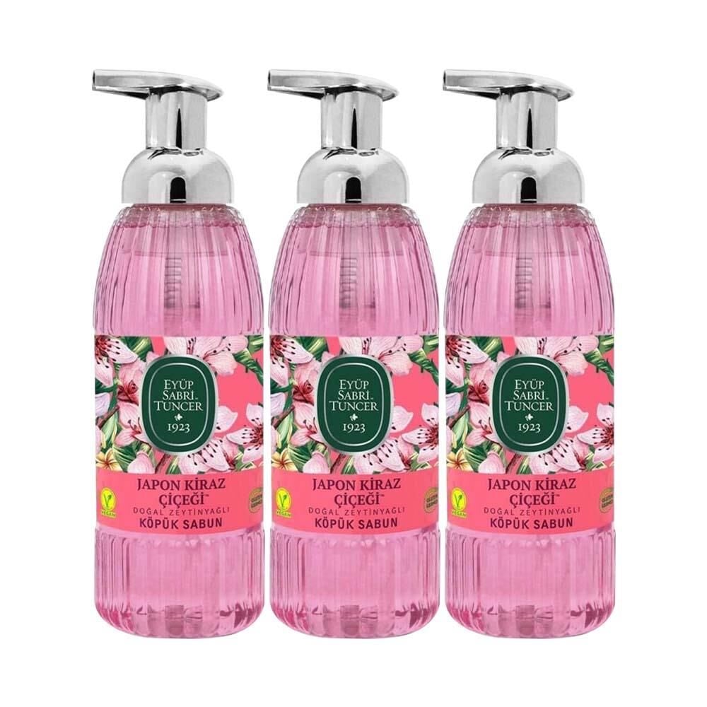 Eyüp Sabri Tuncer Japon Kiraz Çiçeği Köpük Sabun 500 ML x 3