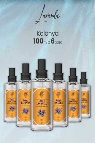 Rebul Lavanda Lavanta Kolonyası 100 ML x 6 Adet