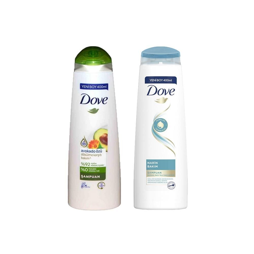 Dove Saç Bakım Şampuanı Avokado Özlü ve Narin Bakım