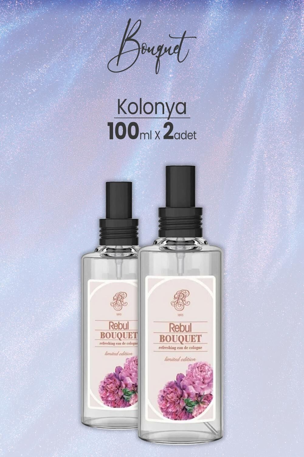 Rebul Bouquet Kolonya 100 Ml x 2 Adet