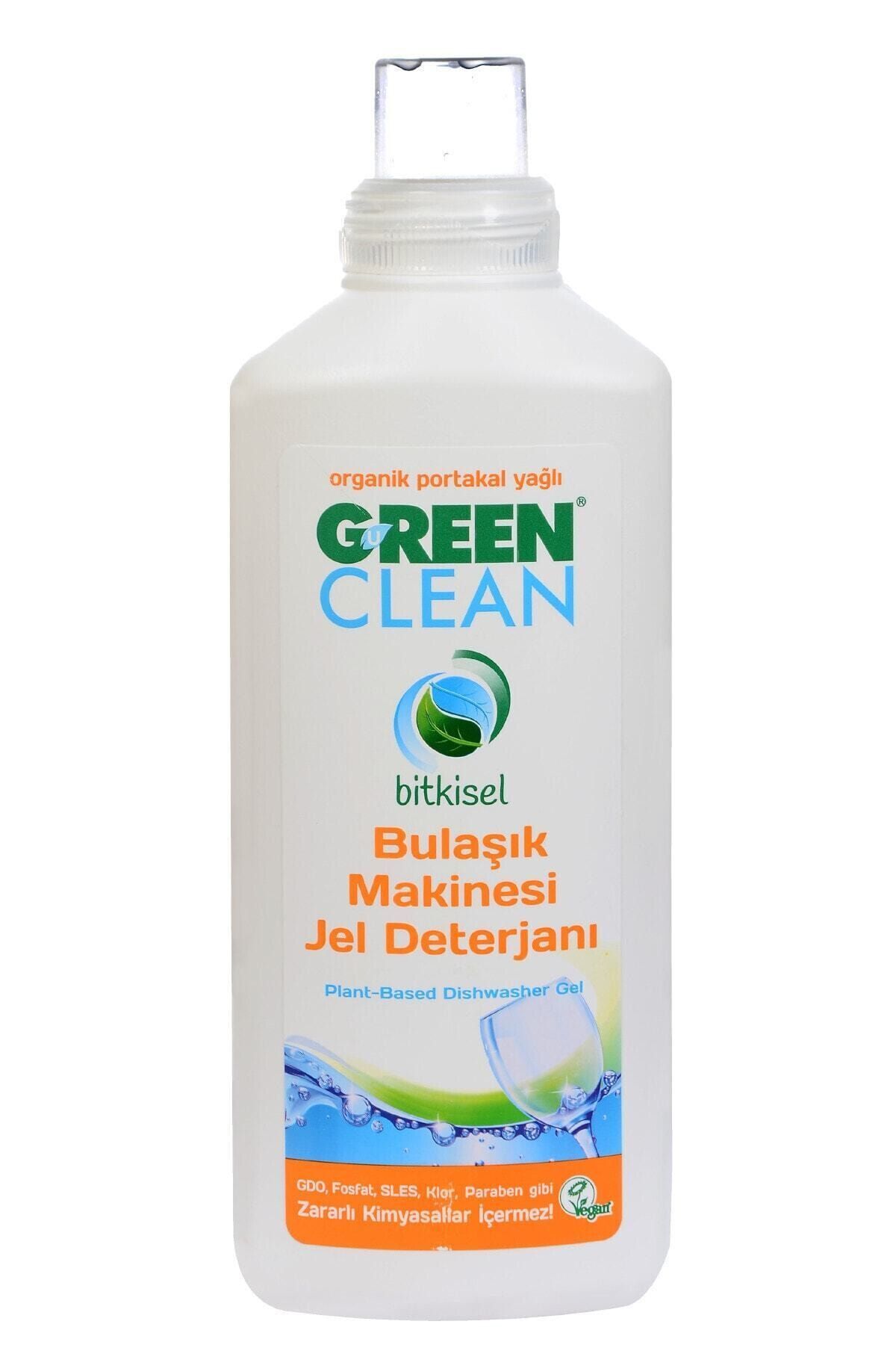 Green Clean Organik Portakal Yağlı Bitkisel Jel Bulaşık Makinesi Deterjanı 1L