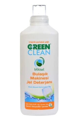 Green Clean Organik Portakal Yağlı Bitkisel Jel Bulaşık Makinesi Deterjanı 1L