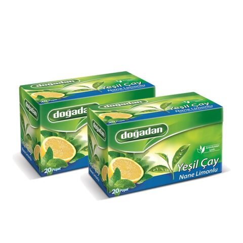 Doğadan Yeşil Çay Nane Limon Karışımı 20'li x 2 Adet