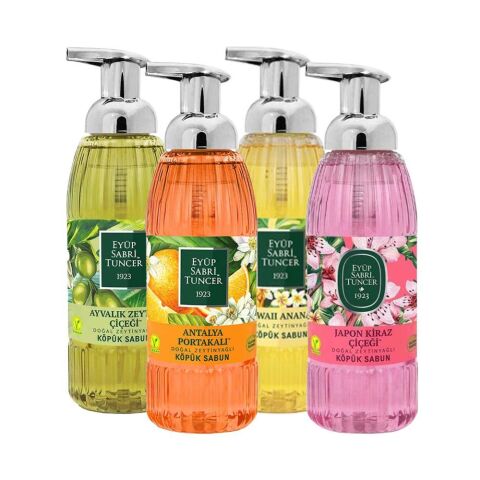 Eyüp Sabri Tuncer Zeytinyağlı Köpük Sabun Seti 500 ML