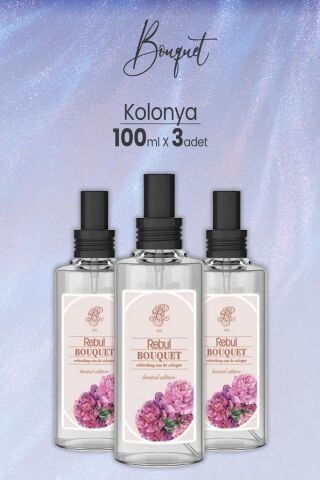 Rebul Bouquet Kolonya 100 ml x 3 Adet
