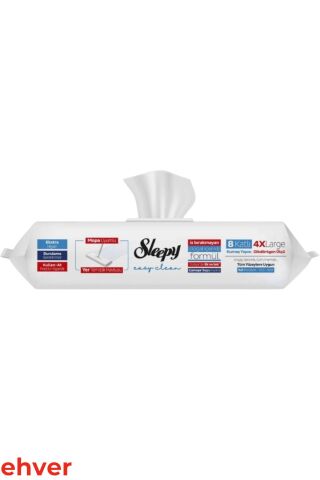Sleepy 3'Lü Easy Clean Çamaşır Suyu Katkılı Mopa Uyumlu Yer Temizlik Havlusu (150 Yaprak)