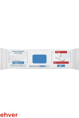 Sleepy 3'Lü Easy Clean Çamaşır Suyu Katkılı Mopa Uyumlu Yer Temizlik Havlusu (150 Yaprak)