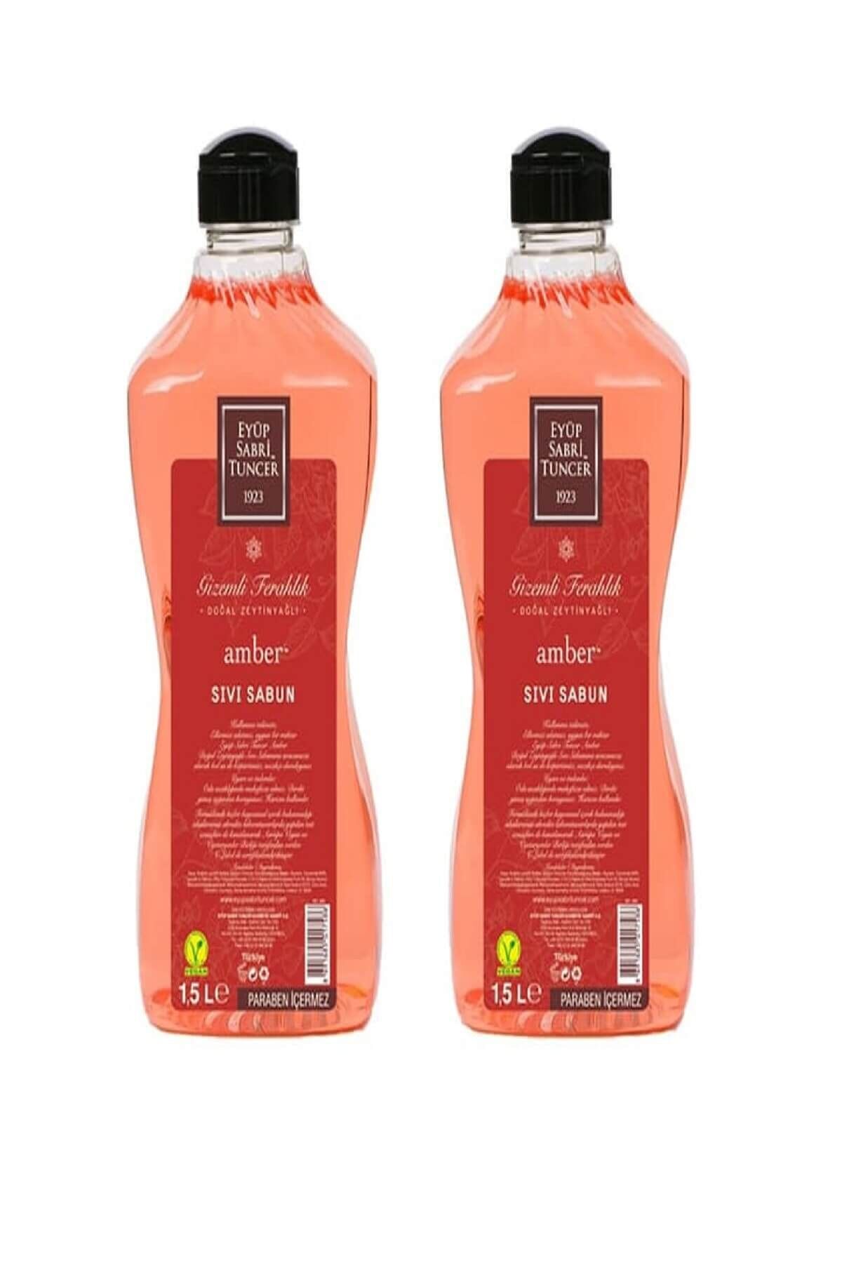 Eyüp Sabri Tuncer Zeytinyağlı Sıvı Sabun Amber 1500 ML X 2