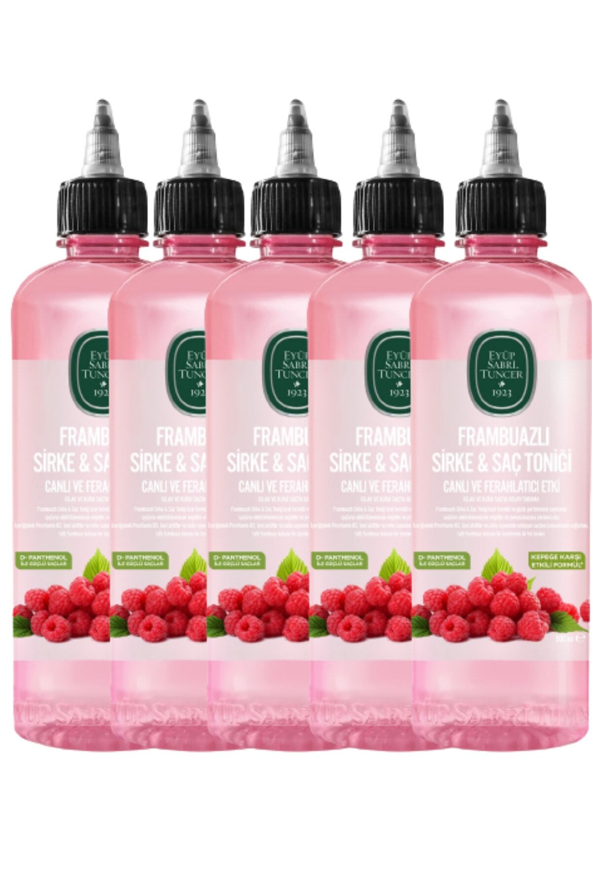 Eyüp Sabri Tuncer Frambuazlı Sirke & Saç Toniği 500 ml x 5 Adet