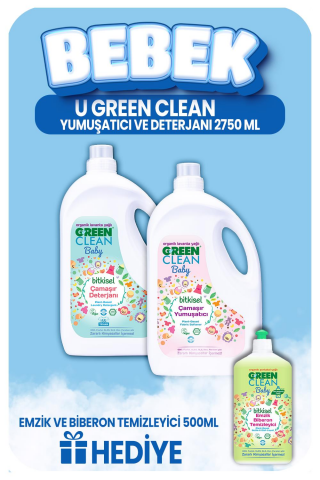 Bebek Çamaşır Deterjanı ve Yumuşatıcı 2750 ml, Emzik Temizleyici Hediye