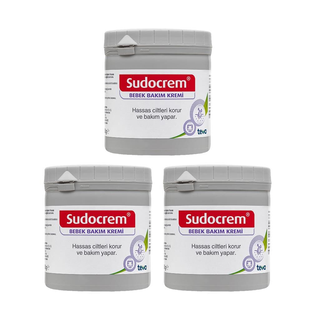 Sudocrem Pişik Kremi ve Bebek Bakım Kremi 400 gr x 3