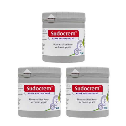 Sudocrem Pişik Kremi ve Bebek Bakım Kremi 400 gr x 3