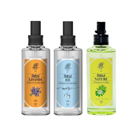 Rebul Lavanta, Ice ve Nature Sprey Kolonyası 100 ML