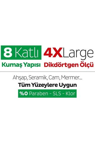 Sleepy - Yer Temizlik Havlusu Mop Uyumlu - - 50'li