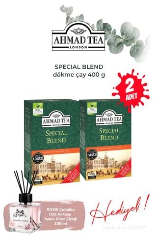 2 Adet Special Blend 400 g dökme çay ve Oda Kokusu