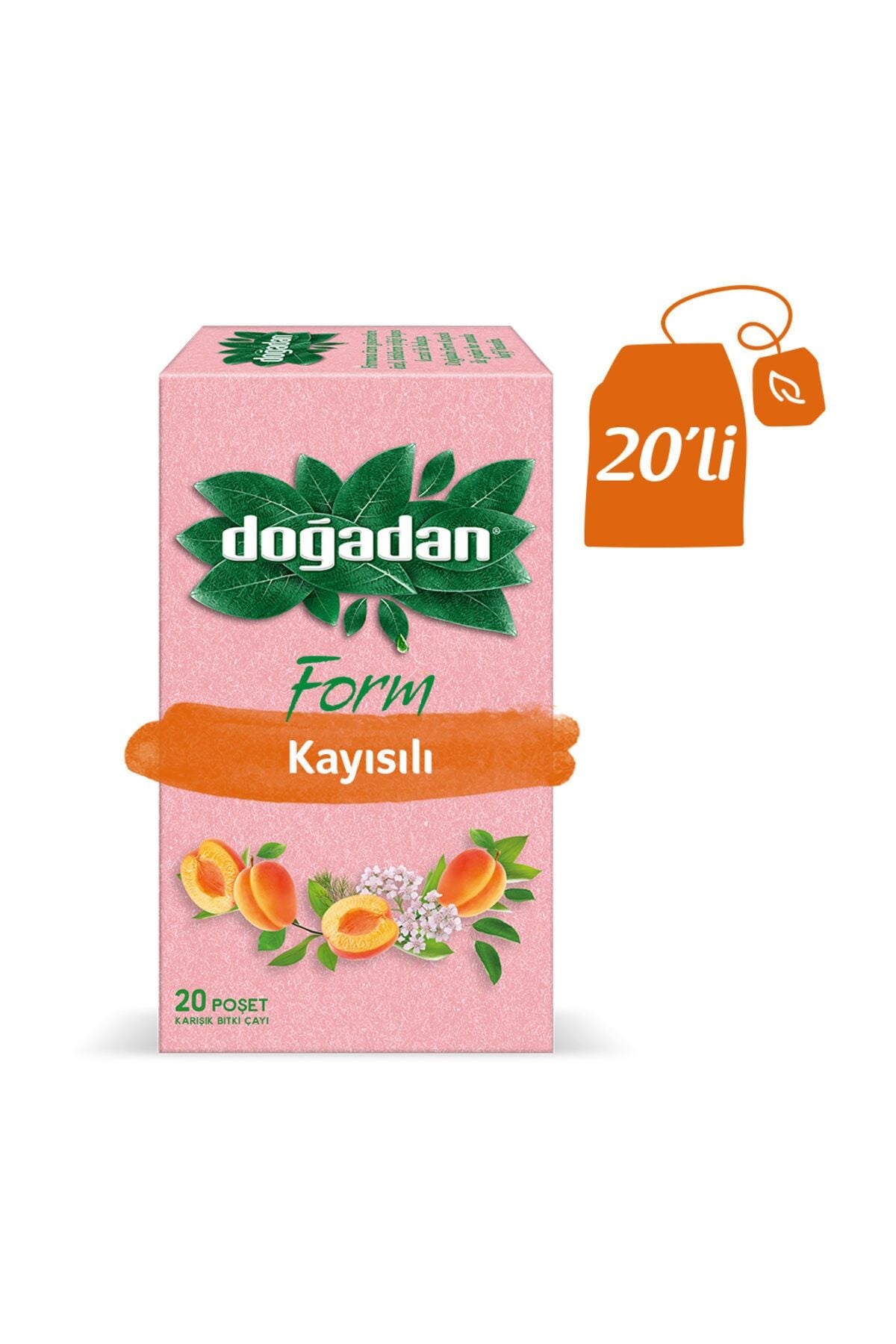 Doğadan Form Çay Kayısılı 20'li