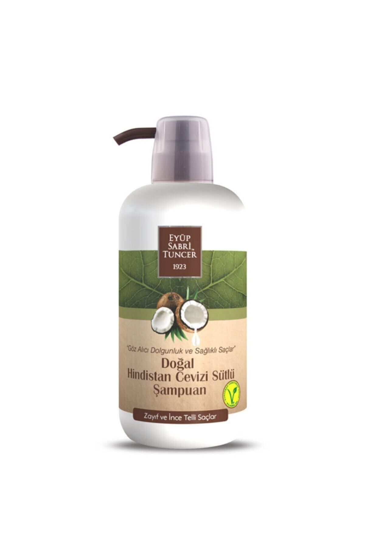 Doğal Hindistan Cevizi Sütlü Şampuan 600 ml X 4 Adet