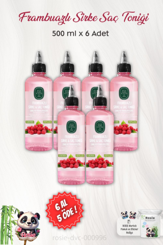6 AL 5 ÖDE Eyüp Sabri Tuncer Frambuazlı Sirke & Saç Toniği 500 ml ve ROSIE