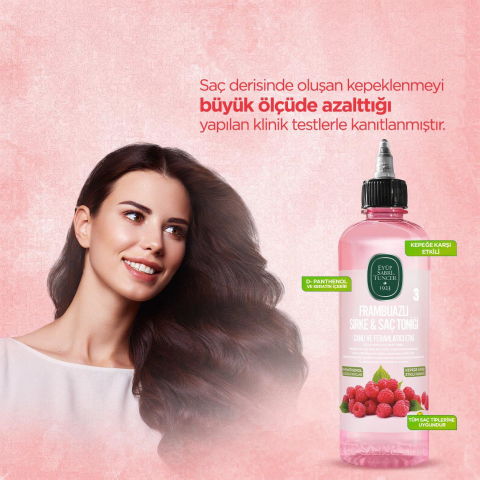 6 AL 5 ÖDE Eyüp Sabri Tuncer Frambuazlı Sirke & Saç Toniği 500 ml ve ROSIE