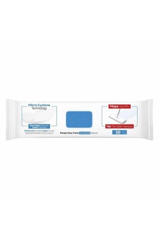 Sleepy Yer Temizlik Havlusu Mop Uyumlu 50 Adet Çamaşır Suyu