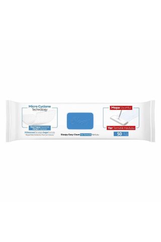 Sleepy Yer Temizlik Havlusu Mop Uyumlu 50 Adet Çamaşır Suyu