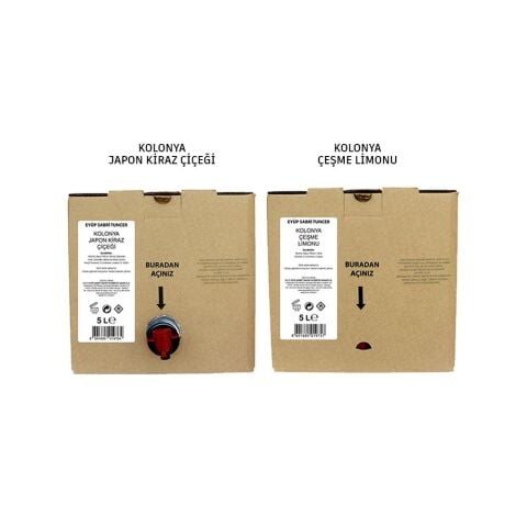 Eyüp Sabri Tuncer Japon Kiraz Çiçeği ve Çeşme Limonu Kolonyası 5 lt