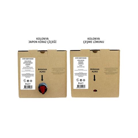 Eyüp Sabri Tuncer Japon Kiraz Çiçeği ve Çeşme Limonu Kolonyası 5 lt