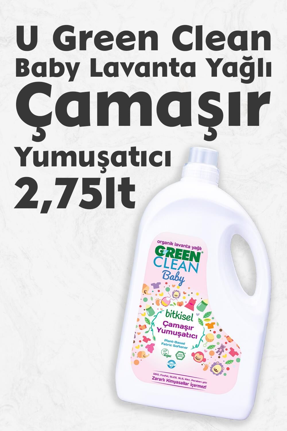 Green Clean Baby Çamaşır Yumuşatıcısı 2750 ml Yıkama