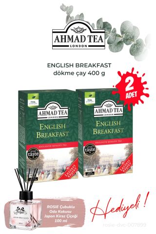 2 Adet English Breakfast 400 g dökme çay ve Oda Kokusu