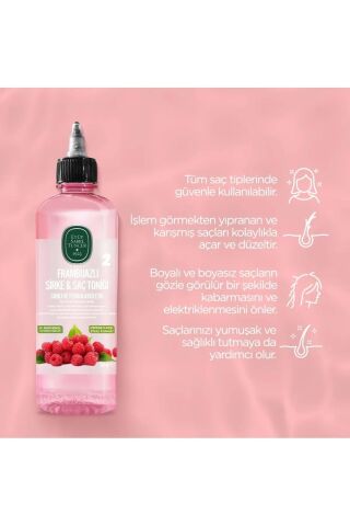 Eyüp Sabri Tuncer Saç Toniği 500ml Frambuazlı Sirkeli (4 LÜ SET)