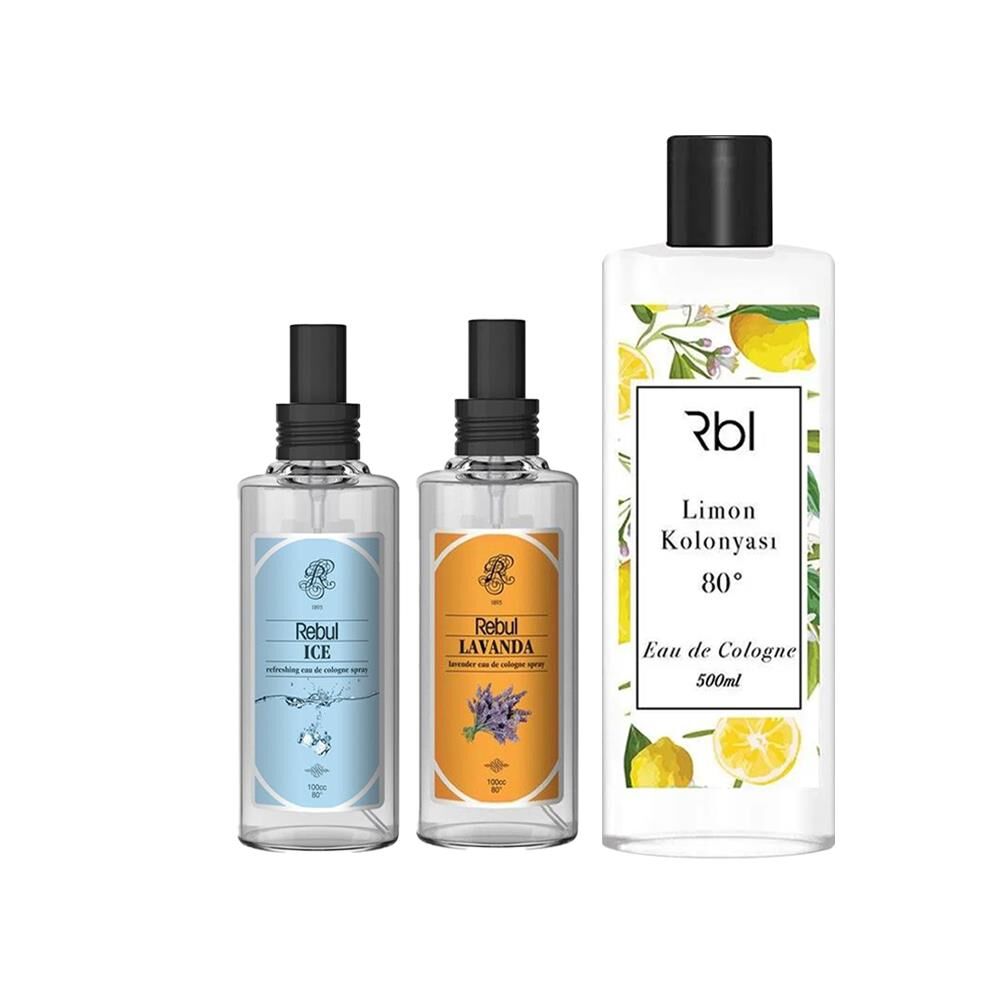 Rebul Lavanta ve Ice Kolonyası 100 ML, Limon Kolonyası 500 ml