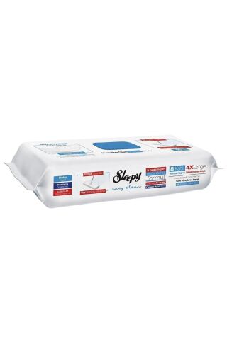 Sleepy Beyaz Sabun,Çamaşır Suyu,Arap Sabun Mop Uyumlu Yer Temizlik Havlusu 3X50