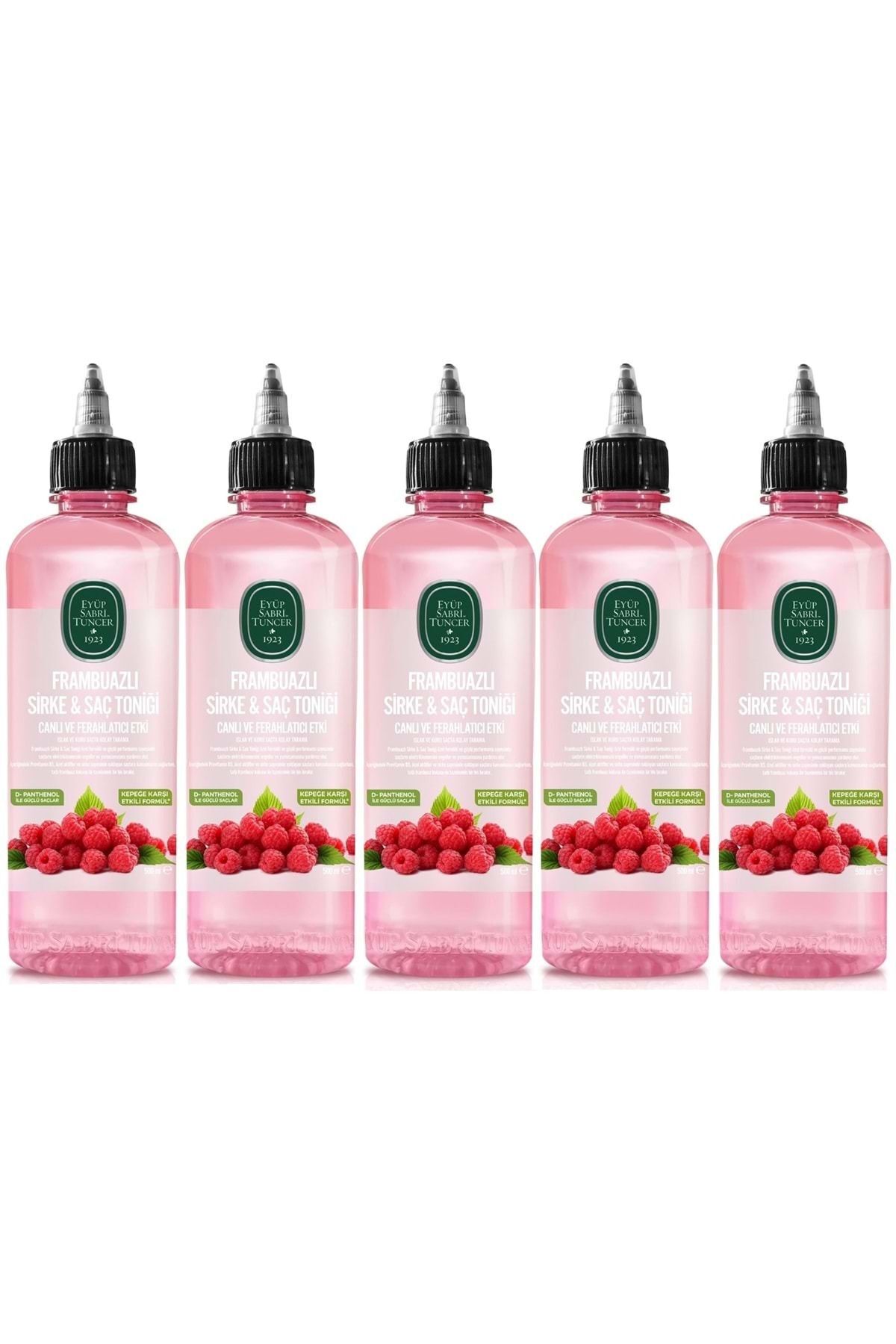 Eyüp Sabri Tuncer Saç Toniği 500ml Frambuazlı Sirkeli (5 Lİ SET)