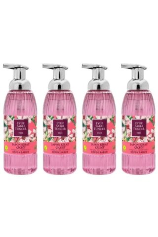 Eyüp Sabri Tuncer Zeytinyağlı Japon Kiraz Çiçeği Köpük Sabun 500 ML x 4