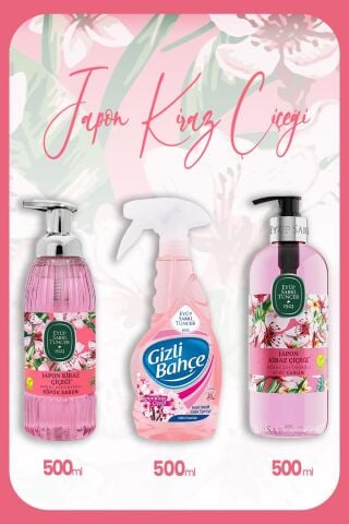 Eyüp Sabri Tuncer Zeytinyağlı Japon Kiraz Çiçeği Seti 6