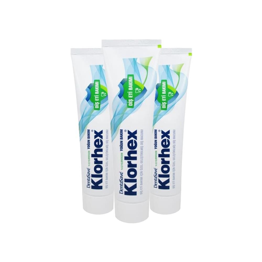 Dentasave Klorhex Diş Macunu Yoğun Bakım 75 ml x 3