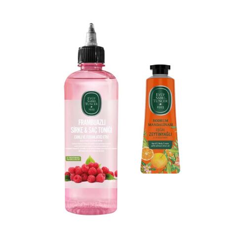 Frambuazlı Sirke & Saç Toniği 500 ml Ve Bodrum Mandalinası 50 ml