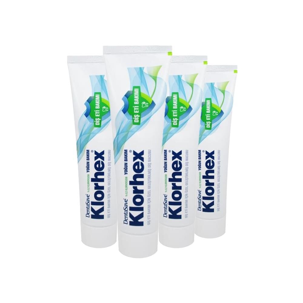 Dentasave Klorhex Diş Macunu Yoğun Bakım 75 ml x 4
