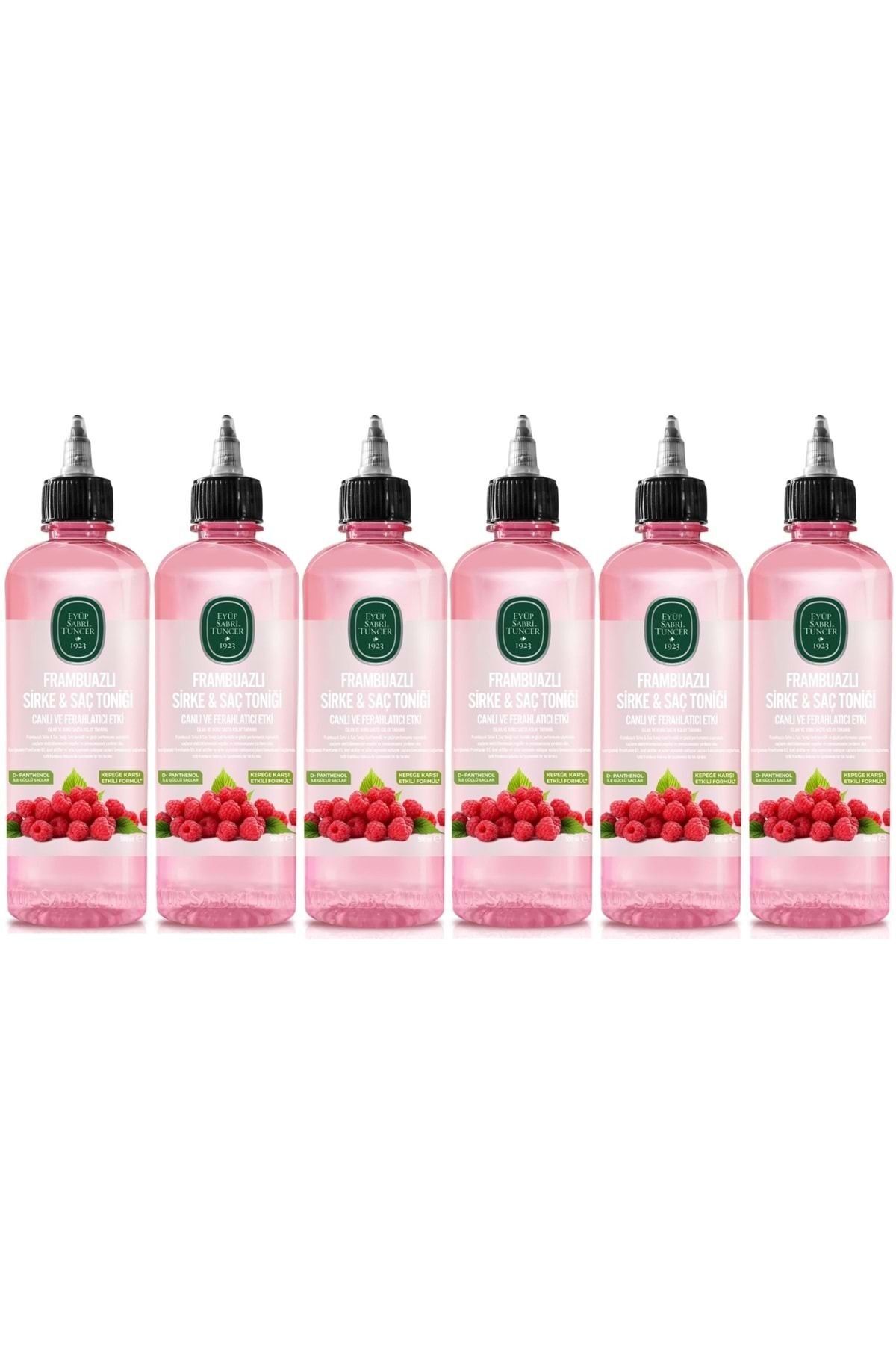 Eyüp Sabri Tuncer Saç Toniği 500ml Frambuazlı Sirkeli (6 LI SET)