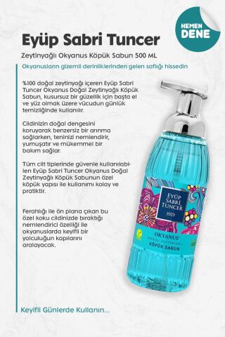 Eyüp Sabri Tuncer Zeytinyağlı Okyanus Köpük Sabun 500 ML