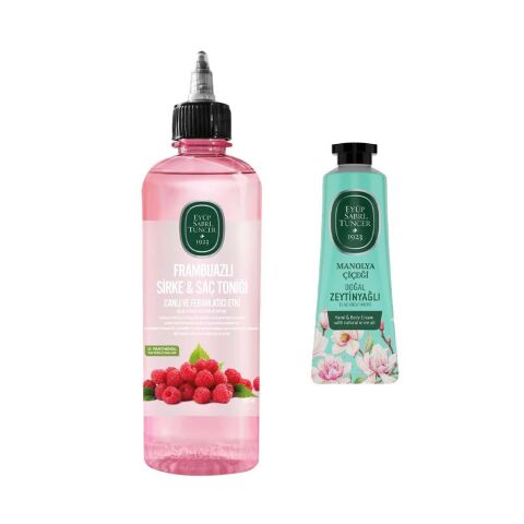 Frambuazlı Sirke & Saç Toniği 500 ml Ve Manolya Çiçeği 50 ml