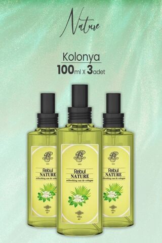 Rebul Nature Sprey Kolonya 100 ml x 3 Adet