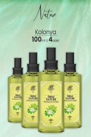 Rebul Nature Sprey Kolonya 100 ml x 4 Adet