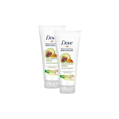 Dove Nemlendirici Bakım Sırları Dökülmeye Karşı Saç Bakım Kremi 170 ml x 2