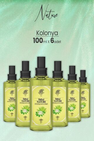 Rebul Nature Sprey Kolonya 100 ml x 6 Adet